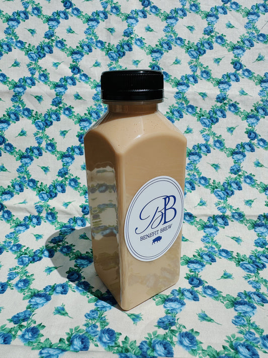 bottled coconut superfood latte